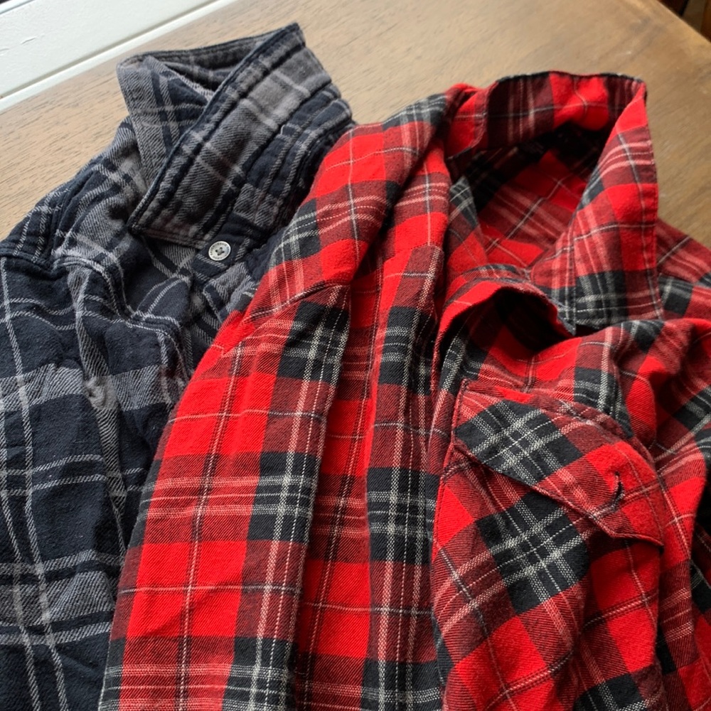 🍎 Flannel 2 in 1 BUNDLE